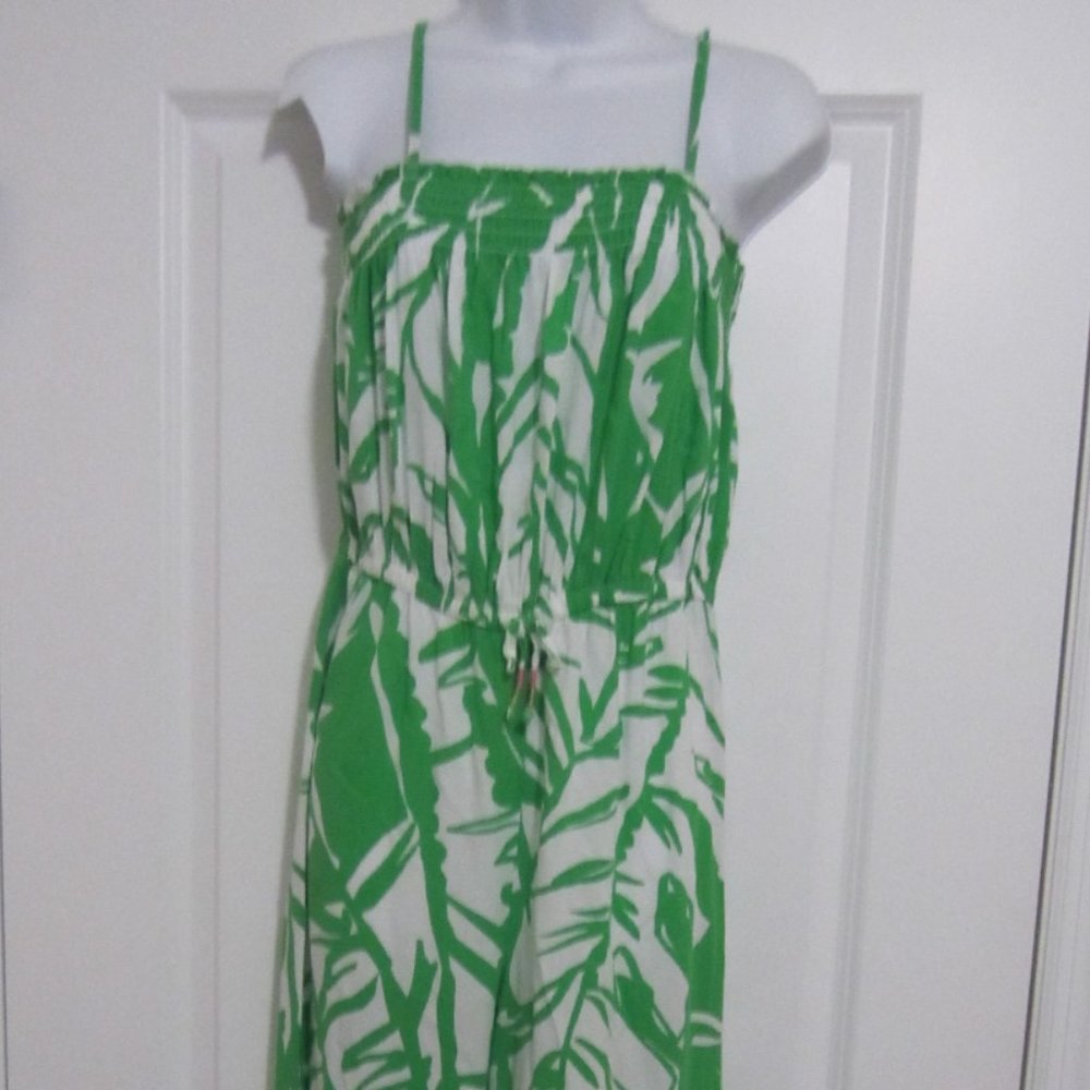 Lilly Pulitzer 20th Anniversary Boom Boom Size XL Smocked Jumpsuit/Romper